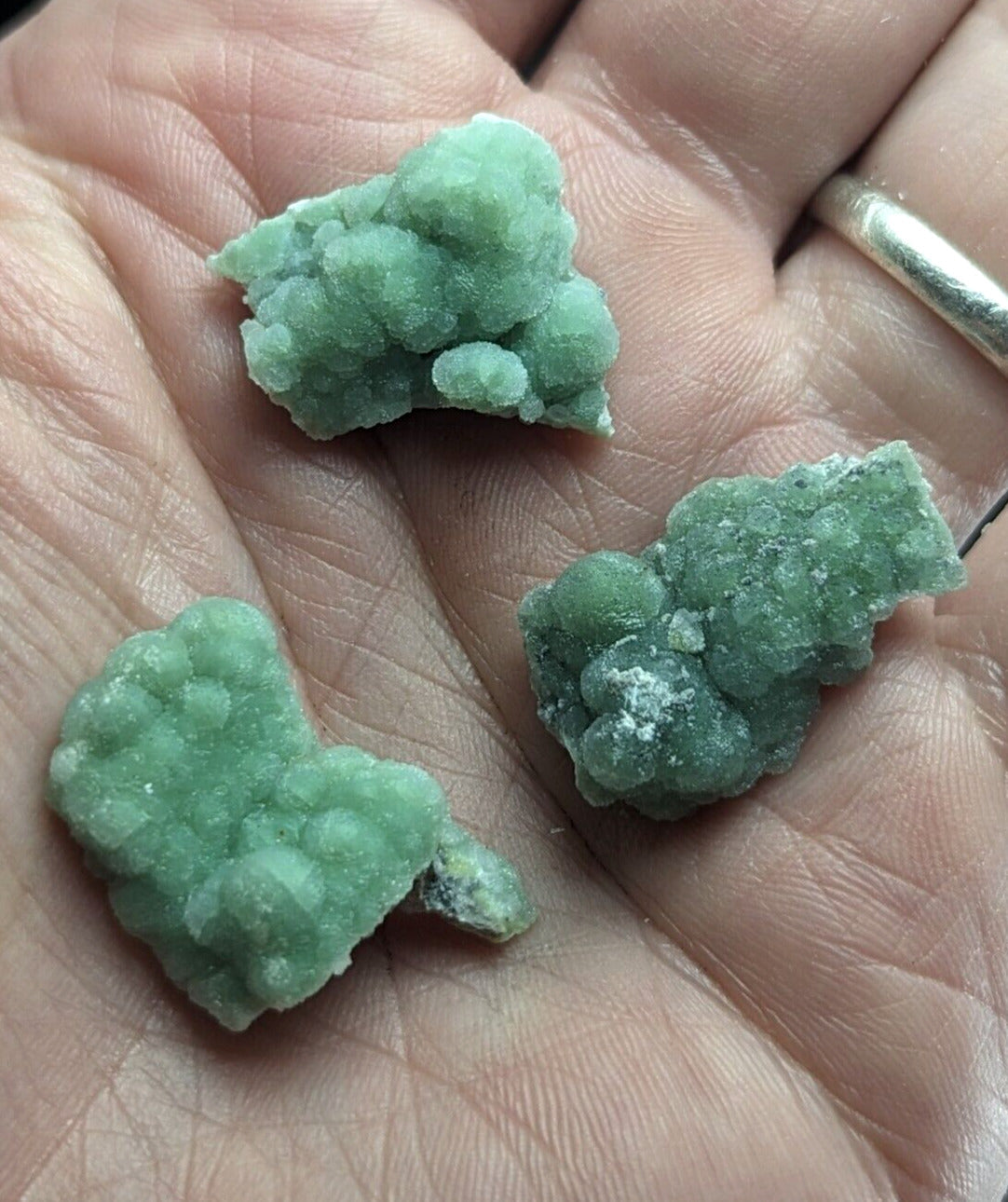 Set Of 3 Wavellite - Fantastic Old Stock - Mauldin Mountain Arkansas ooak - Collectibles:Rocks Fossils &