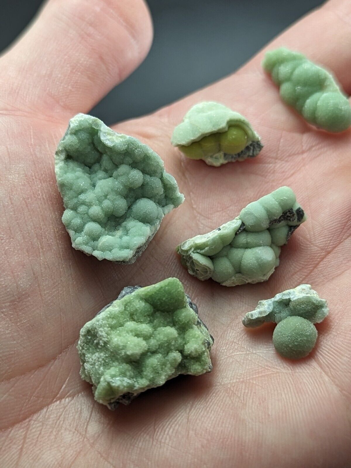Set of 7 Wavellites - Fantastic Old Stock - Mauldin Mountain Arkansas ooak - Collectibles:Rocks Fossils &
