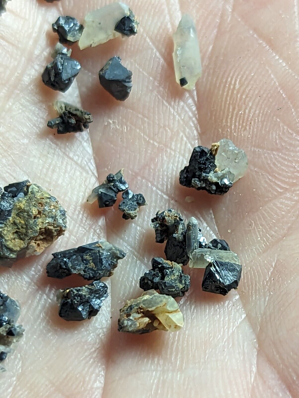 Set of Brookite with Smoky Quartz Combos Magnet Cove Arkansas,Rare Old Stock - Collectibles:Rocks Fossils &