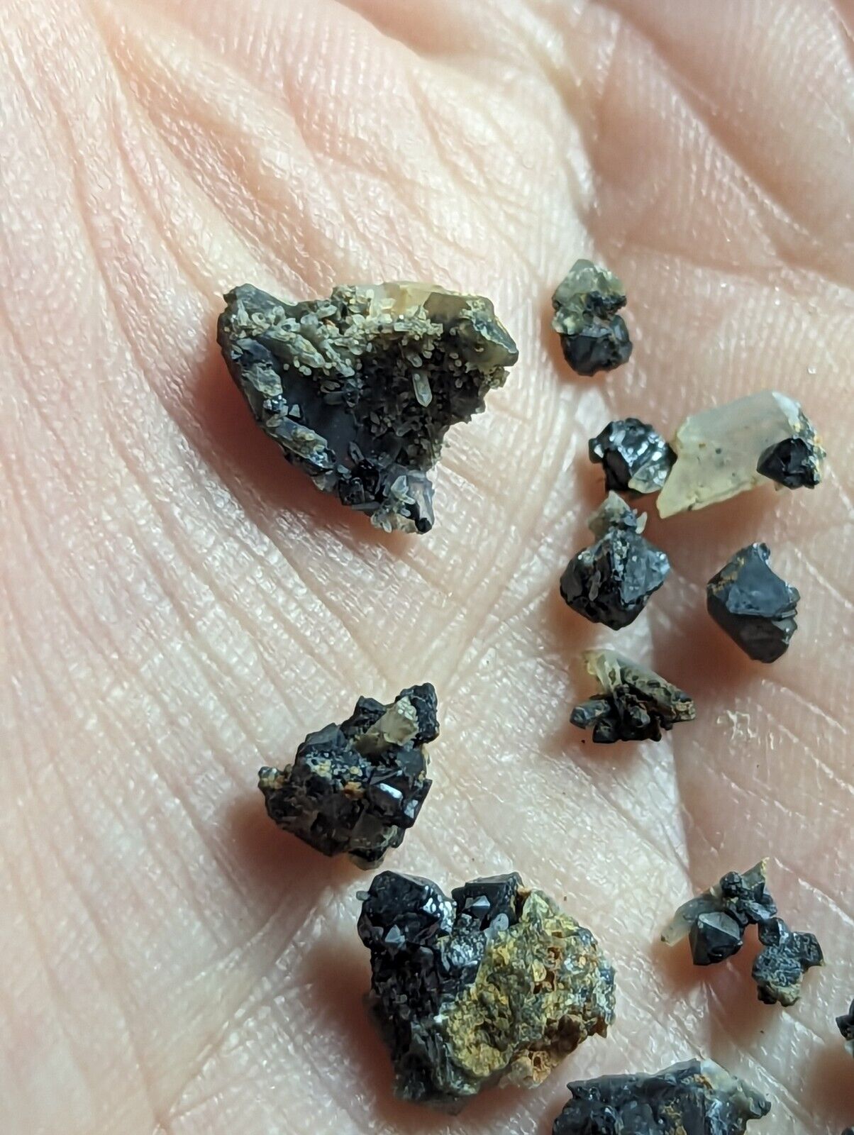 Set of Brookite with Smoky Quartz Combos Magnet Cove Arkansas,Rare Old Stock - Collectibles:Rocks Fossils &