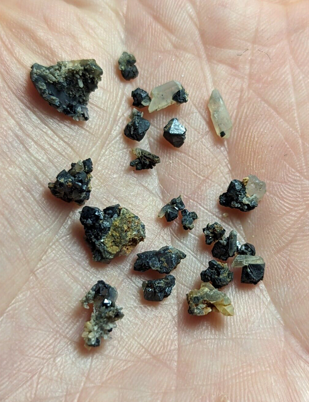 Set of Brookite with Smoky Quartz Combos Magnet Cove Arkansas,Rare Old Stock - Collectibles:Rocks Fossils &