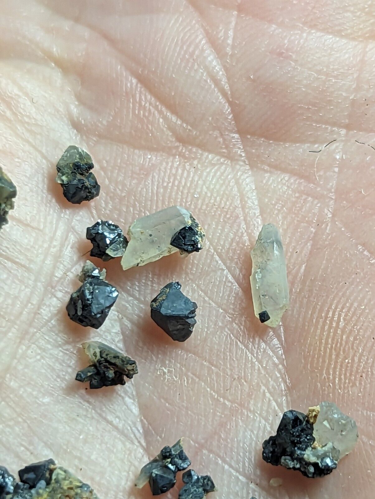 Set of Brookite with Smoky Quartz Combos Magnet Cove Arkansas,Rare Old Stock - Collectibles:Rocks Fossils &