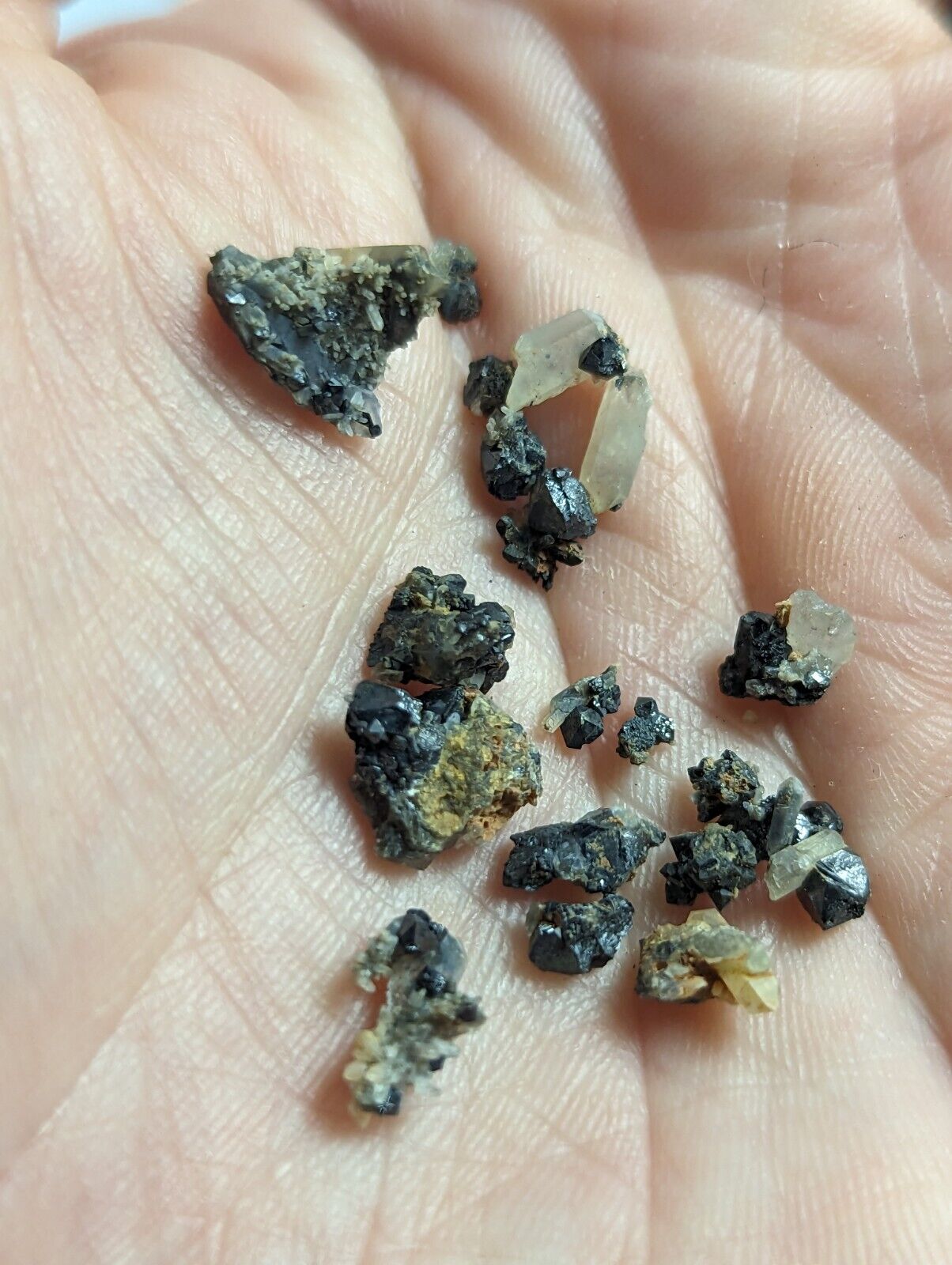 Set of Brookite with Smoky Quartz Combos Magnet Cove Arkansas,Rare Old Stock - Collectibles:Rocks Fossils &