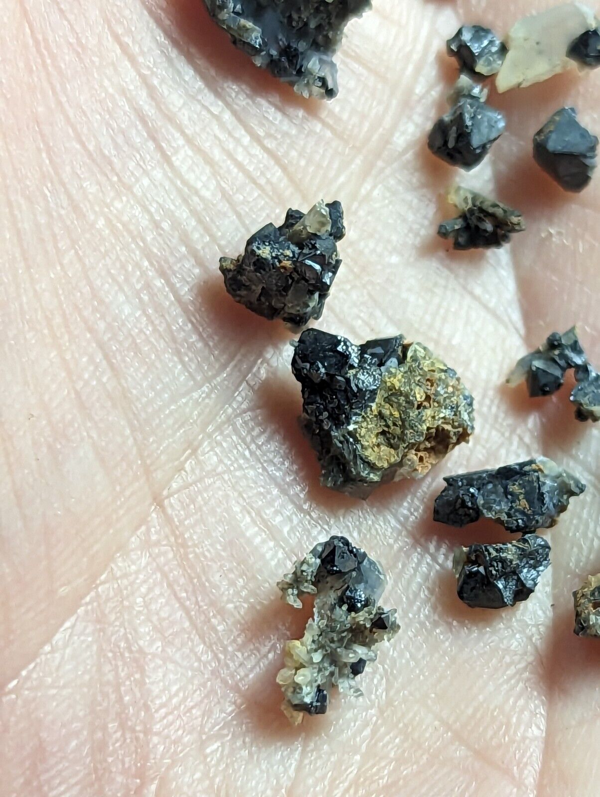 Set of Brookite with Smoky Quartz Combos Magnet Cove Arkansas,Rare Old Stock - Collectibles:Rocks Fossils &
