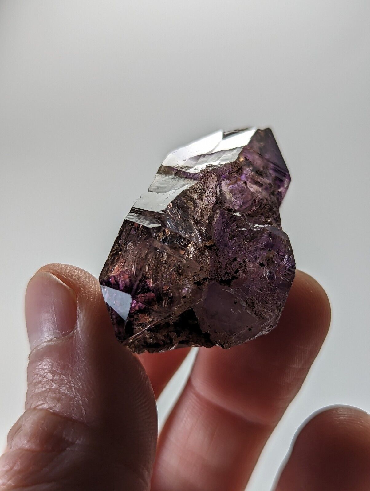Shangaan Smoky Amethyst Quartz Chimbuku Mine Zimbabwe - Collectibles:Rocks Fossils & Minerals:Crystals Mineral