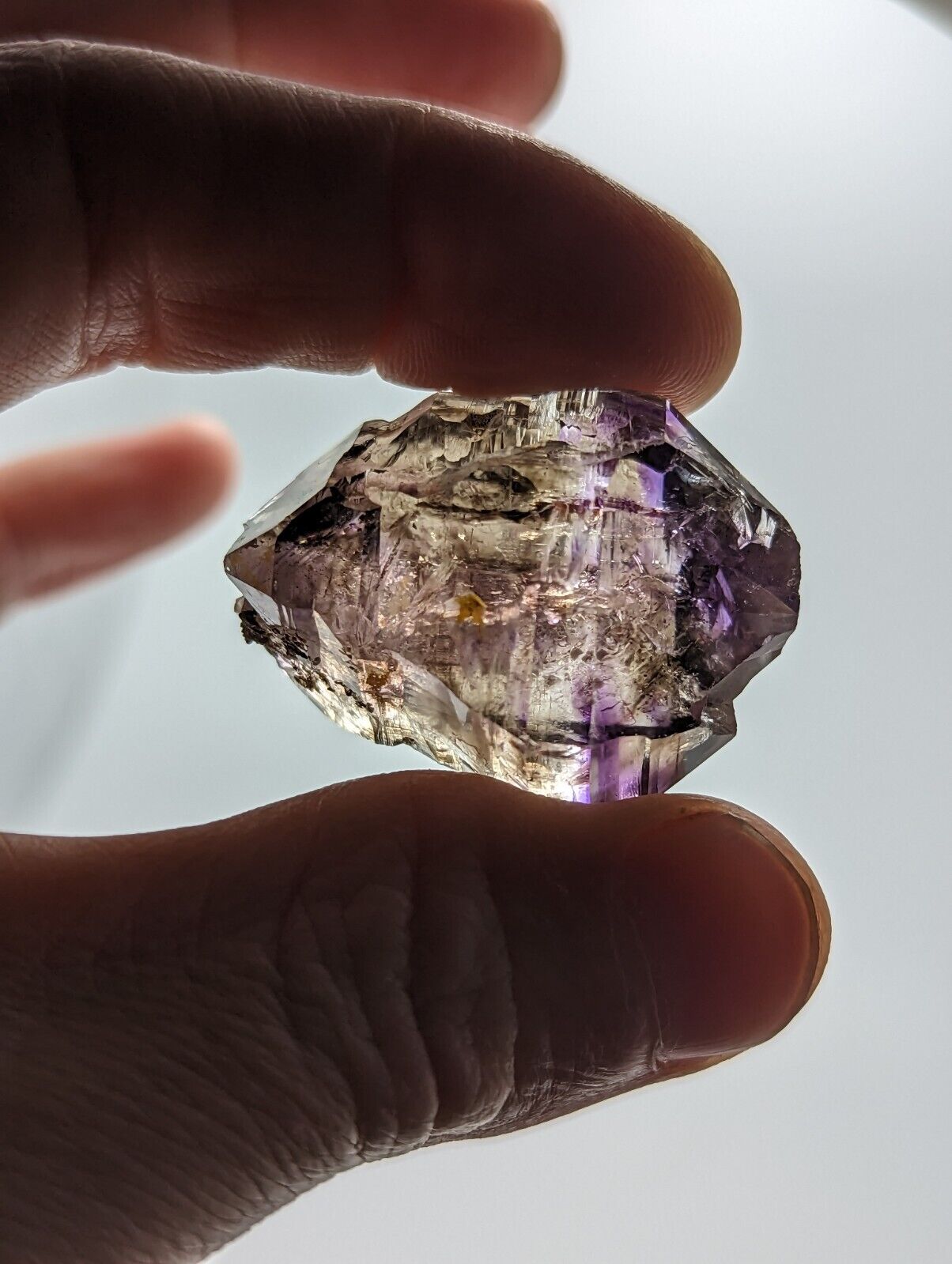 Shangaan Smoky Amethyst Quartz Chimbuku Mine Zimbabwe - Collectibles:Rocks Fossils & Minerals:Crystals Mineral