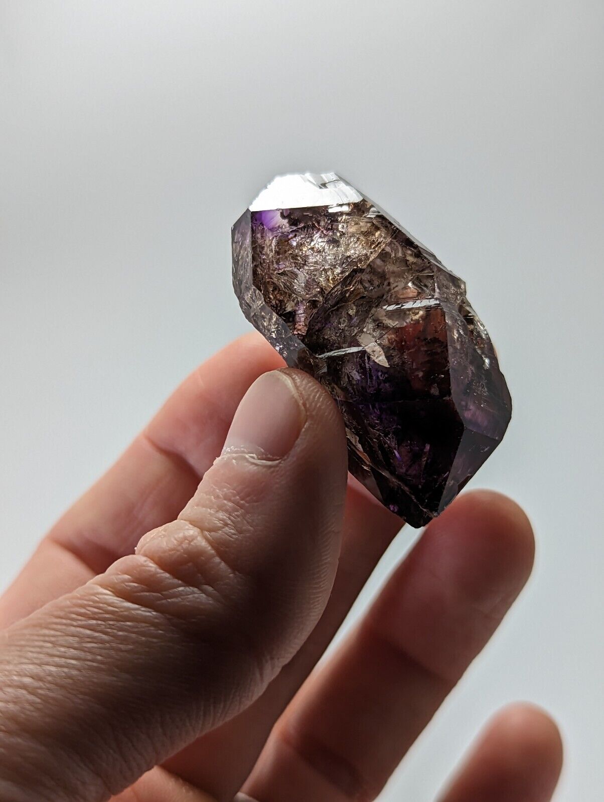 Shangaan Smoky Amethyst Quartz Chimbuku Mine Zimbabwe - Collectibles:Rocks Fossils & Minerals:Crystals Mineral