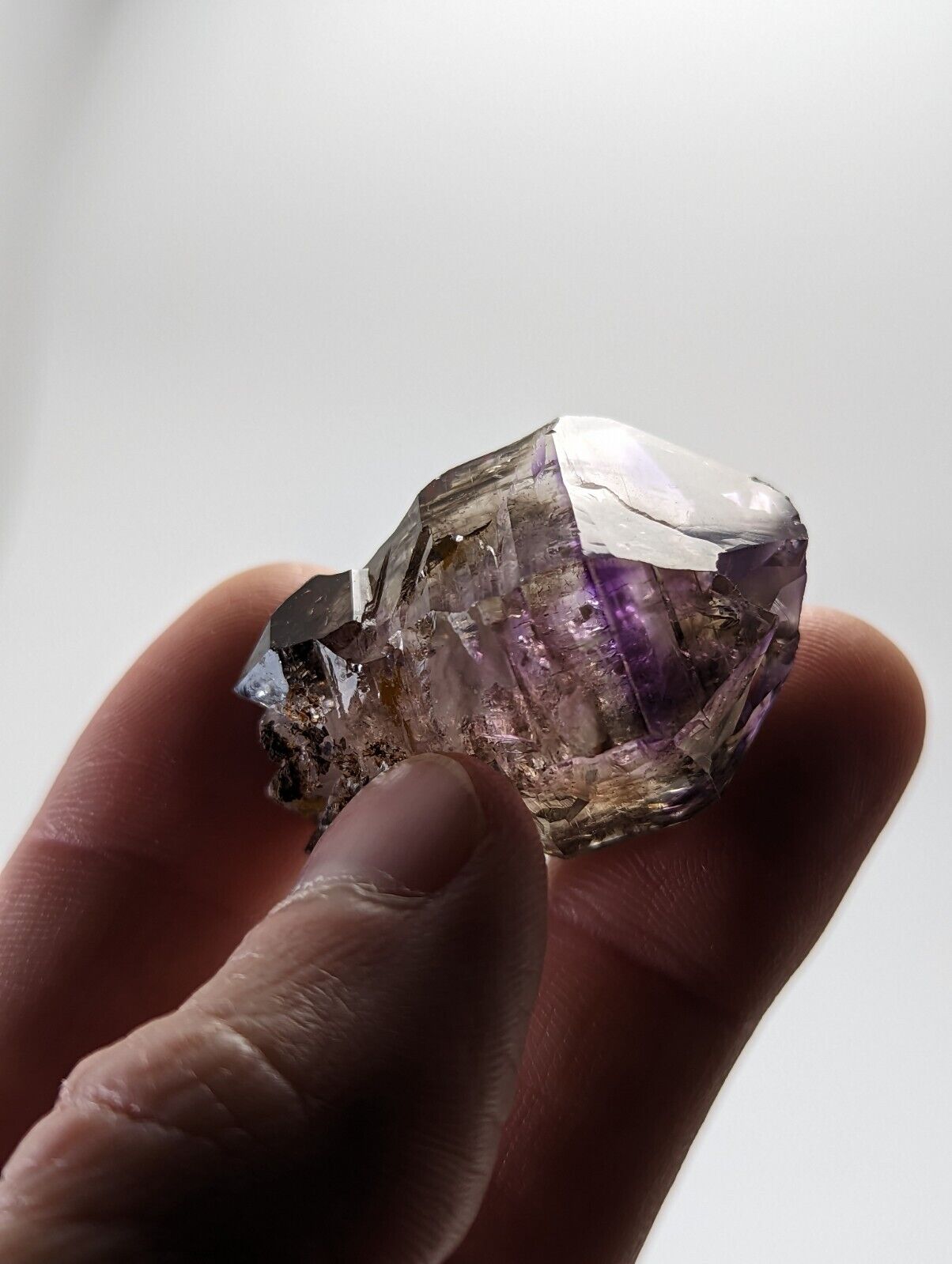 Shangaan Smoky Amethyst Quartz Chimbuku Mine Zimbabwe - Collectibles:Rocks Fossils & Minerals:Crystals Mineral