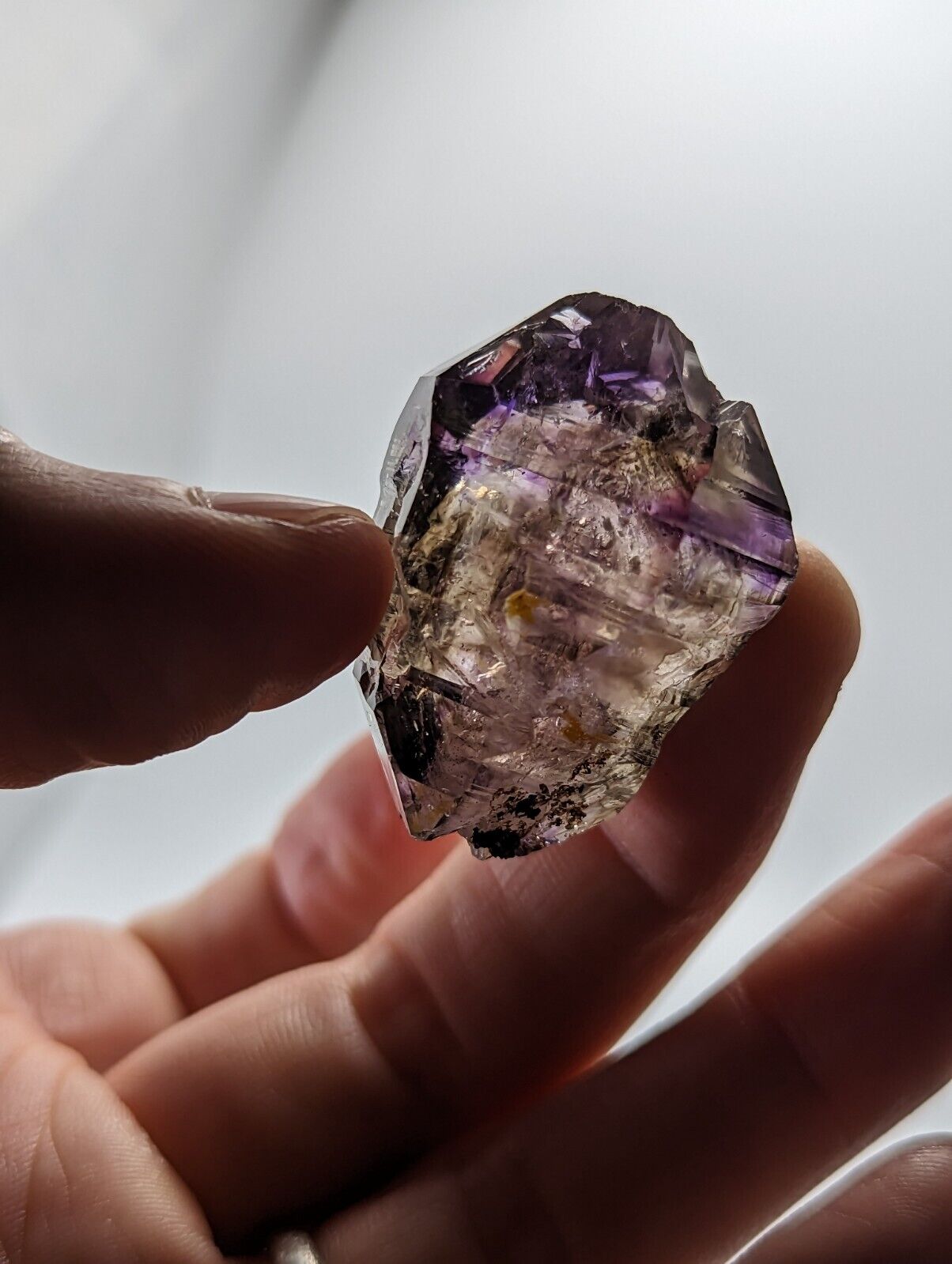 Shangaan Smoky Amethyst Quartz Chimbuku Mine Zimbabwe - Collectibles:Rocks Fossils & Minerals:Crystals Mineral
