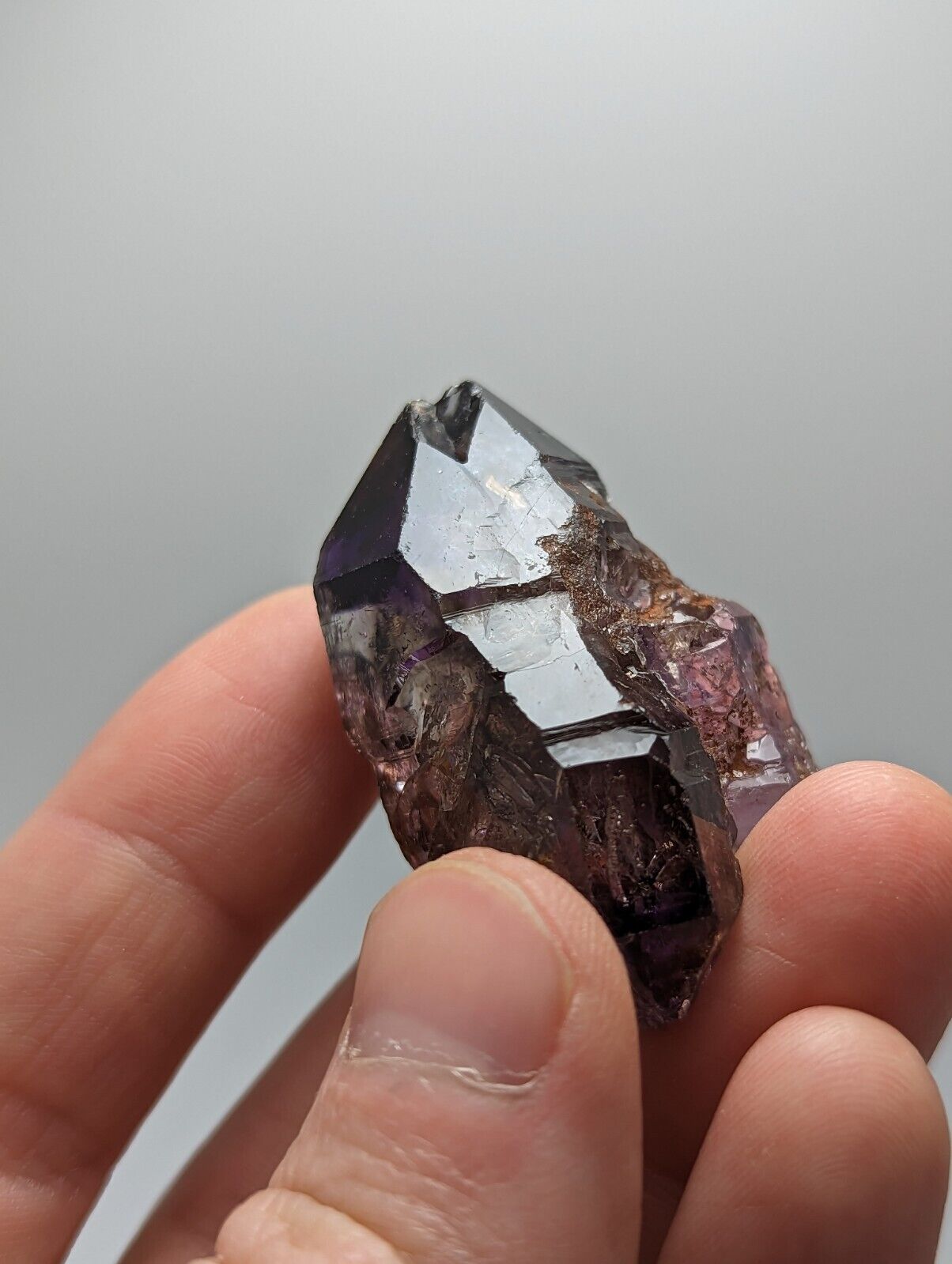 Shangaan Smoky Amethyst Quartz Chimbuku Mine Zimbabwe - Collectibles:Rocks Fossils & Minerals:Crystals Mineral