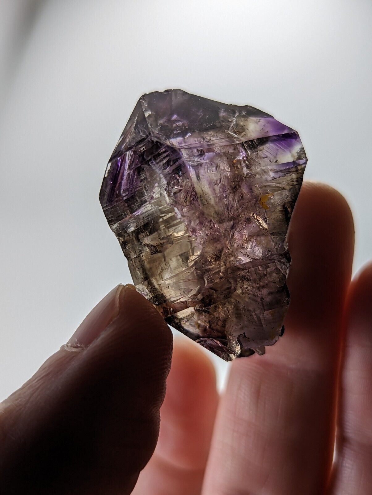 Shangaan Smoky Amethyst Quartz Chimbuku Mine Zimbabwe - Collectibles:Rocks Fossils & Minerals:Crystals Mineral
