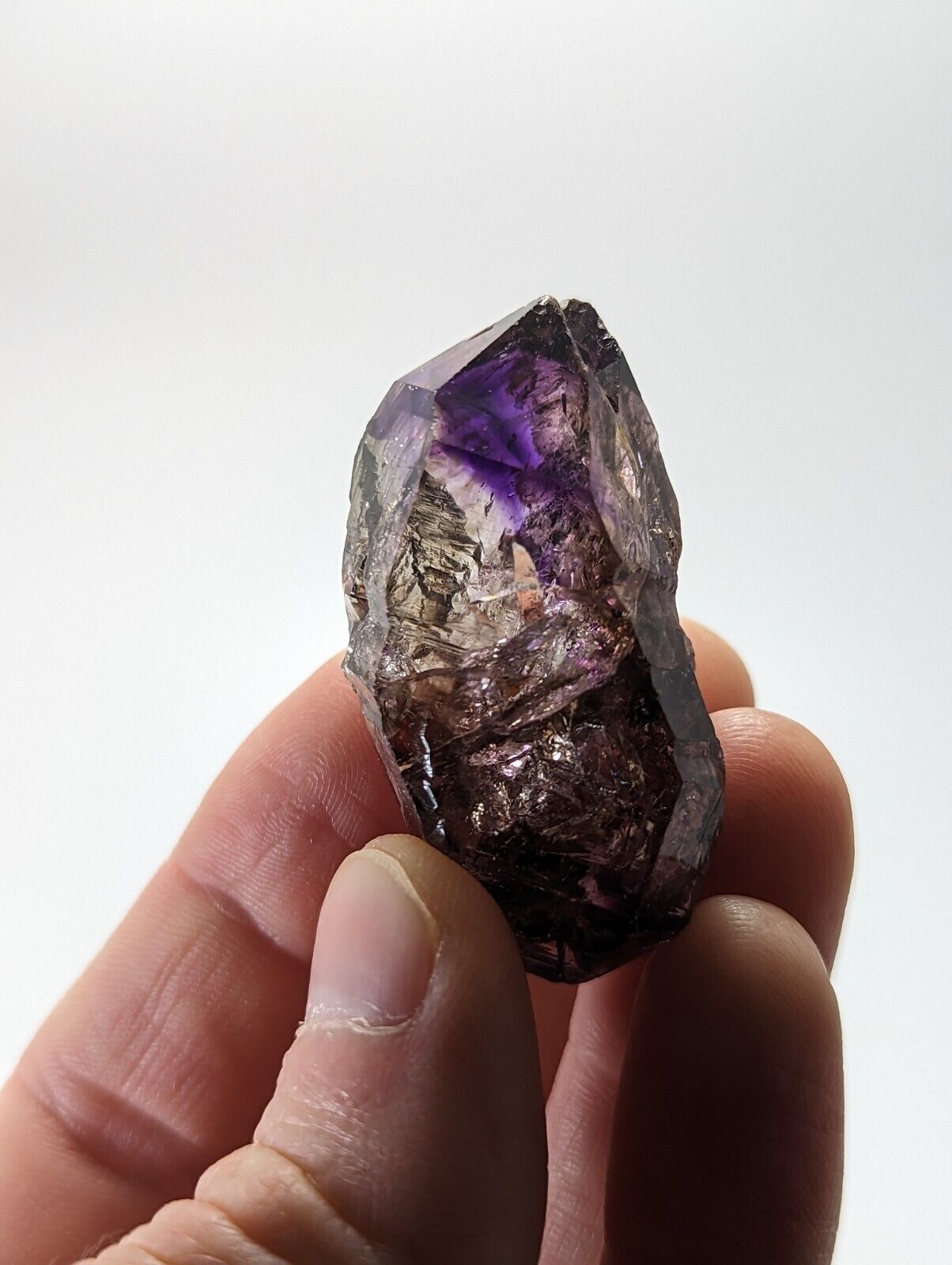 Shangaan Smoky Amethyst Quartz Chimbuku Mine Zimbabwe - Collectibles:Rocks Fossils & Minerals:Crystals Mineral