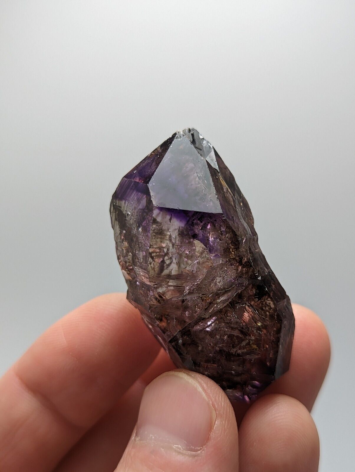 Shangaan Smoky Amethyst Quartz Chimbuku Mine Zimbabwe - Collectibles:Rocks Fossils & Minerals:Crystals Mineral