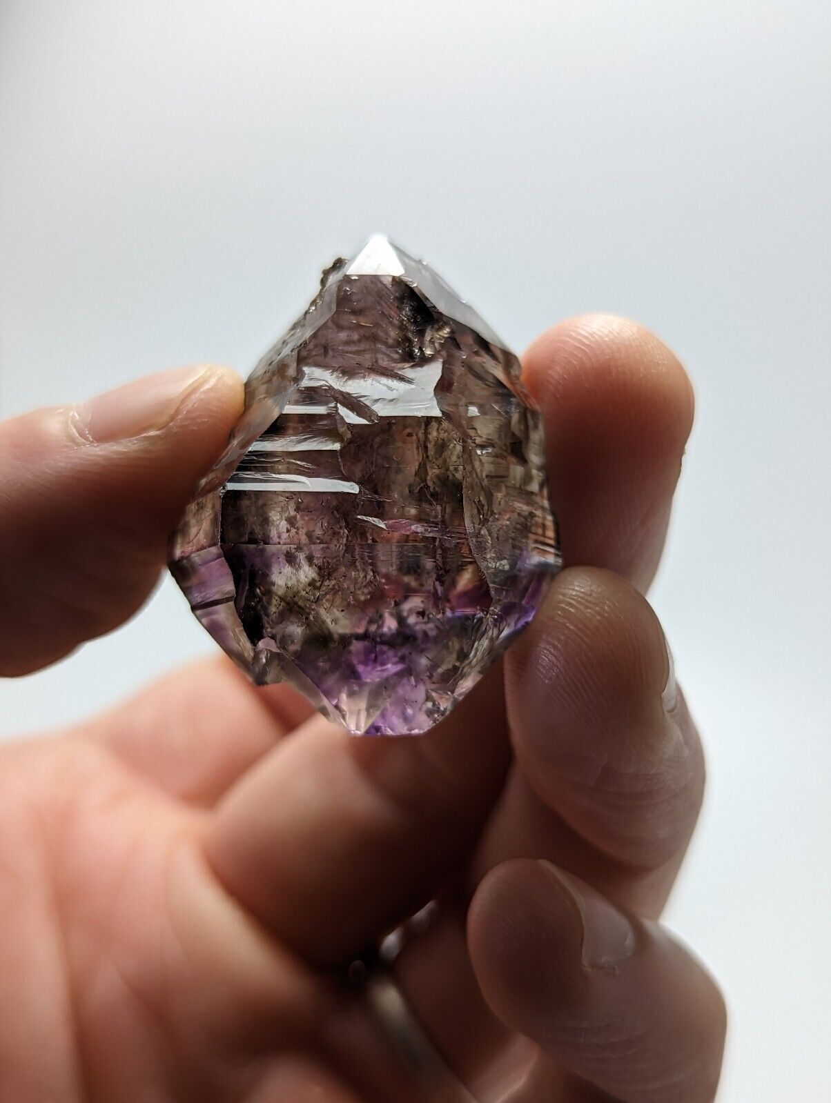Shangaan Smoky Amethyst Quartz Chimbuku Mine Zimbabwe - Collectibles:Rocks Fossils & Minerals:Crystals Mineral