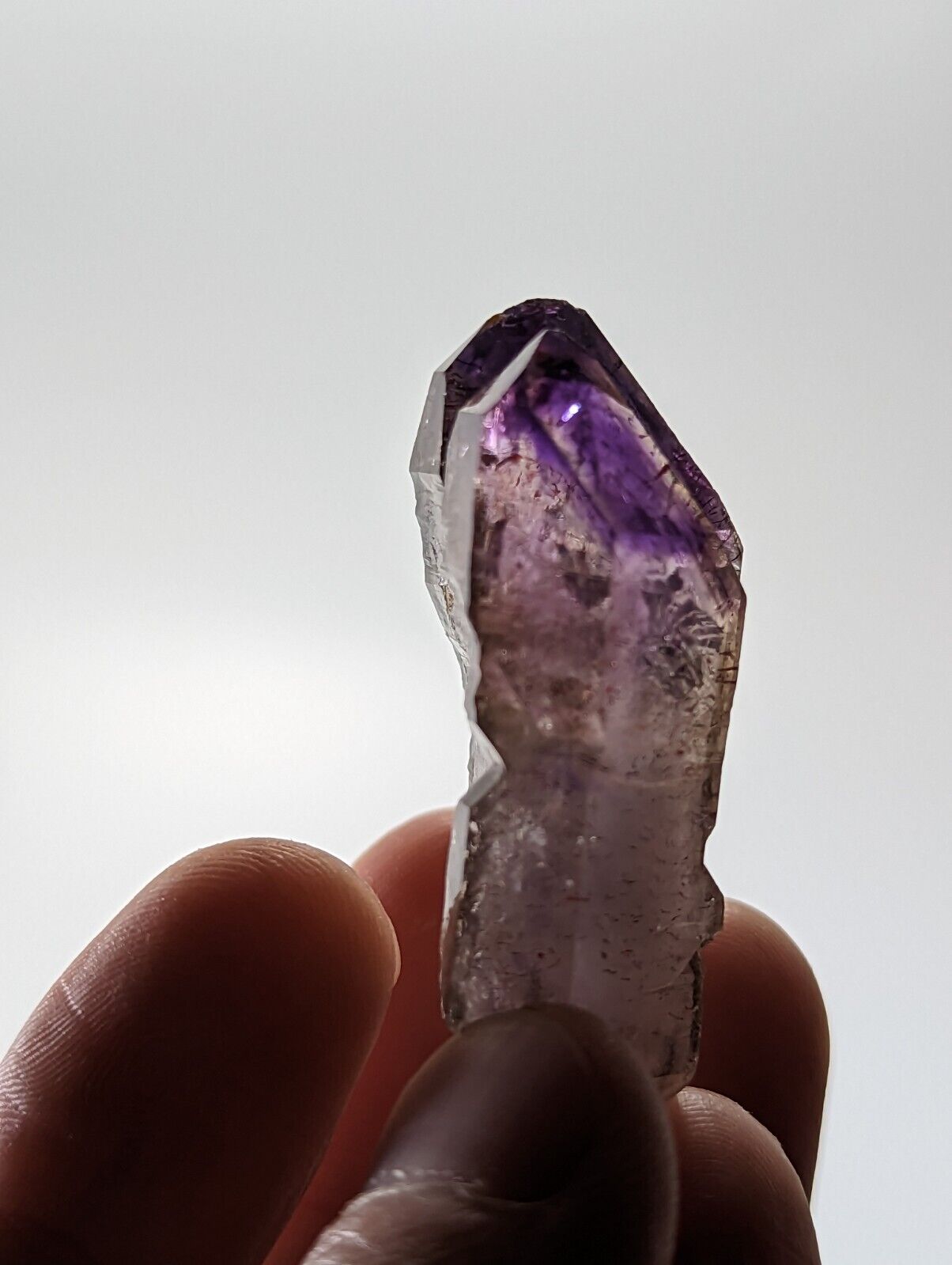 Shangaan Smoky Amethyst Quartz Crystal from Chimbuku Mine Zimbabwe - Collectibles:Rocks Fossils & Minerals:Crystals