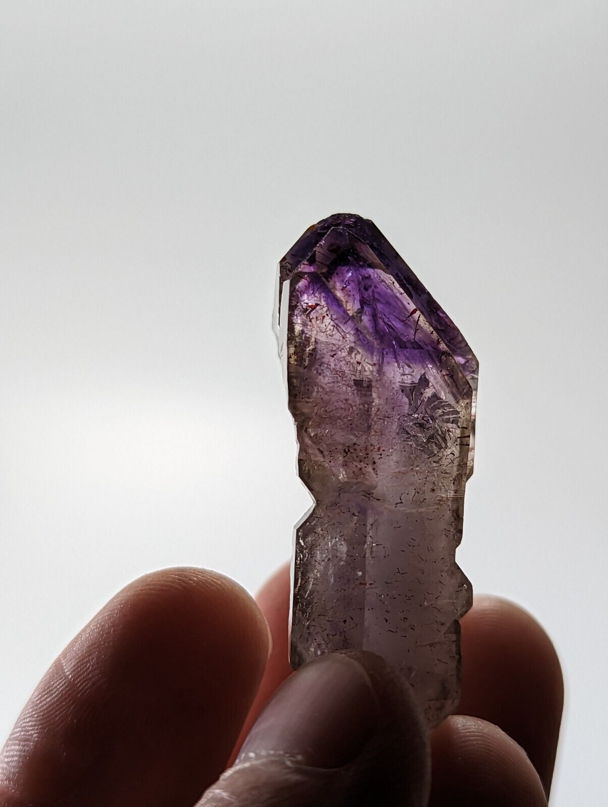 Shangaan Smoky Amethyst Quartz Crystal from Chimbuku Mine Zimbabwe - Collectibles:Rocks Fossils & Minerals:Crystals