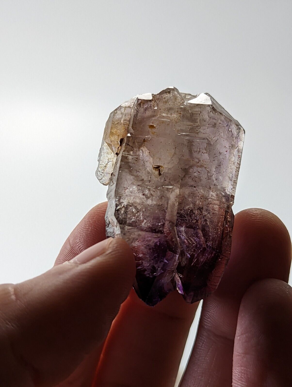 Shangaan Smoky Amethyst Quartz Crystal from Chimbuku Mine Zimbabwe - Collectibles:Rocks Fossils & Minerals:Crystals