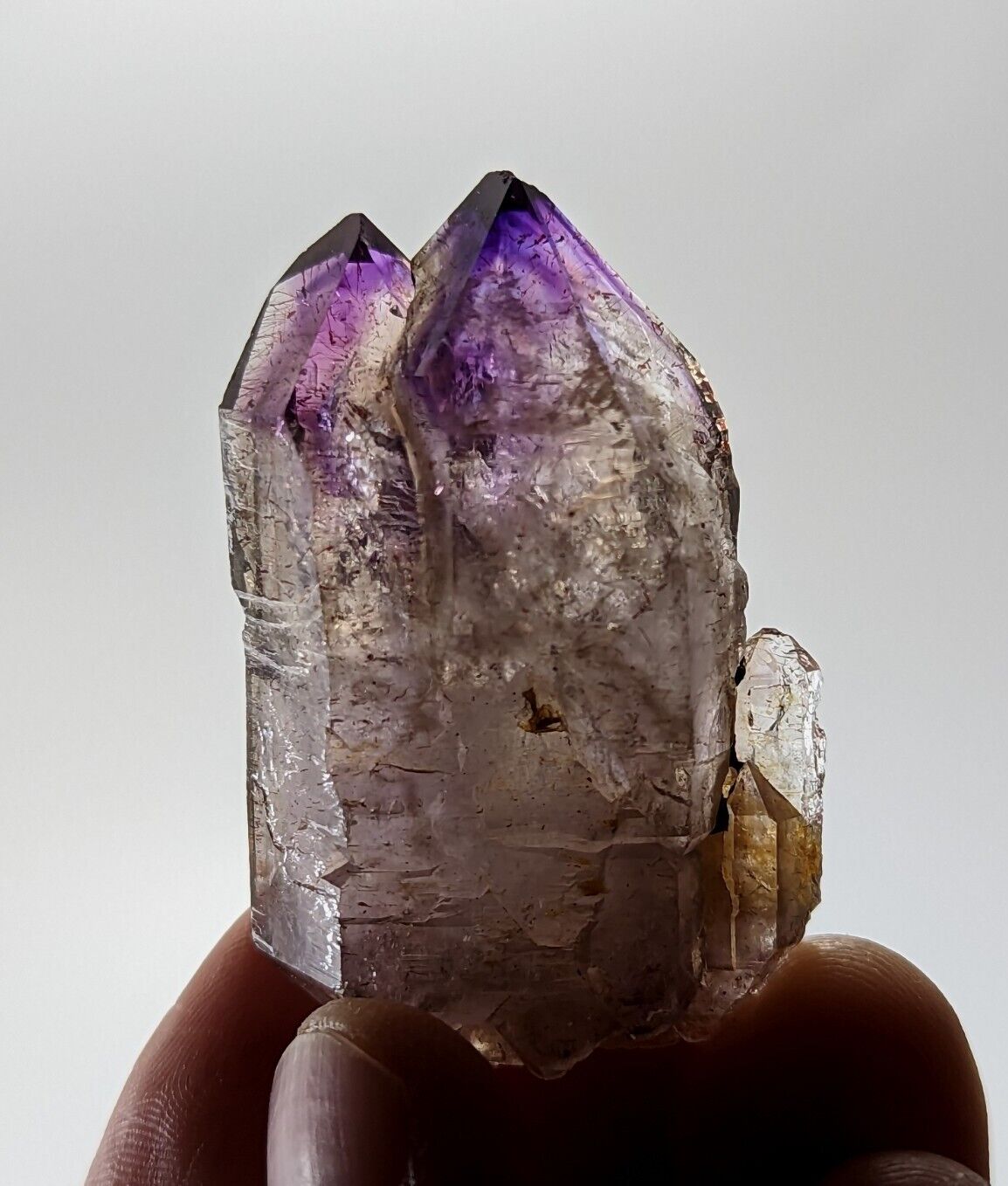 Shangaan Smoky Amethyst Quartz Crystal from Chimbuku Mine Zimbabwe - Collectibles:Rocks Fossils & Minerals:Crystals