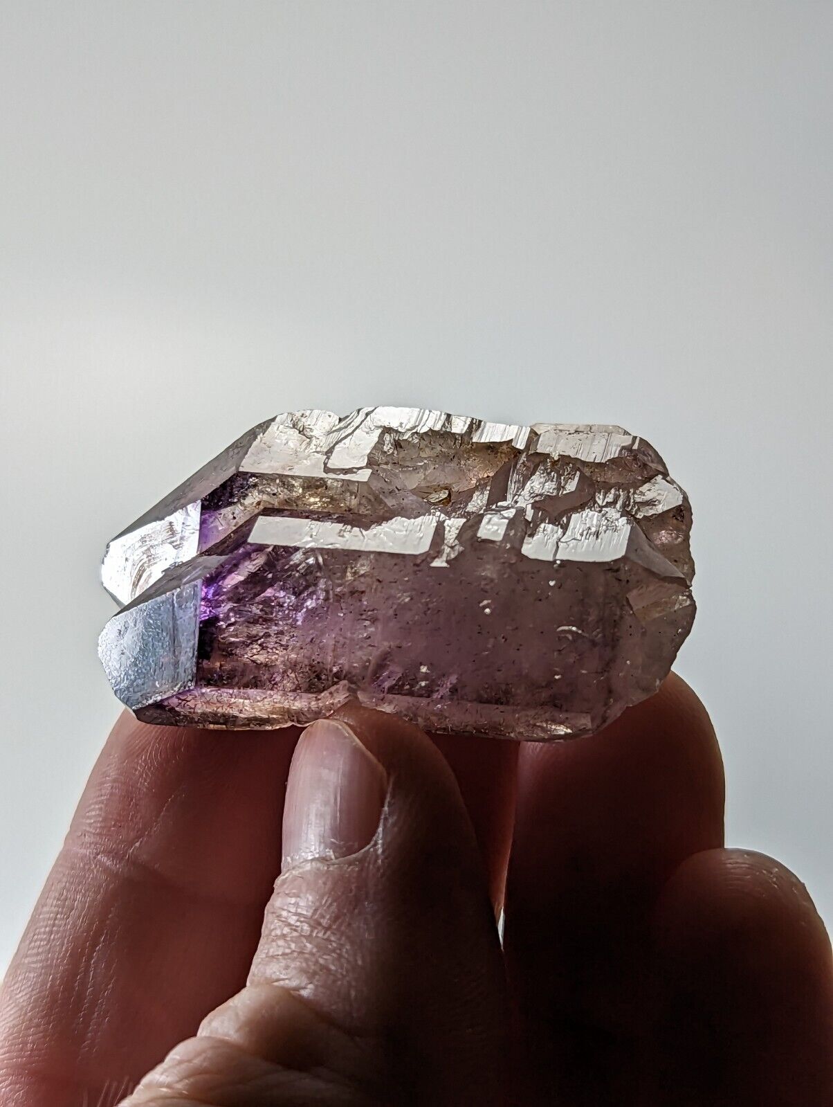 Shangaan Smoky Amethyst Quartz Crystal from Chimbuku Mine Zimbabwe - Collectibles:Rocks Fossils & Minerals:Crystals