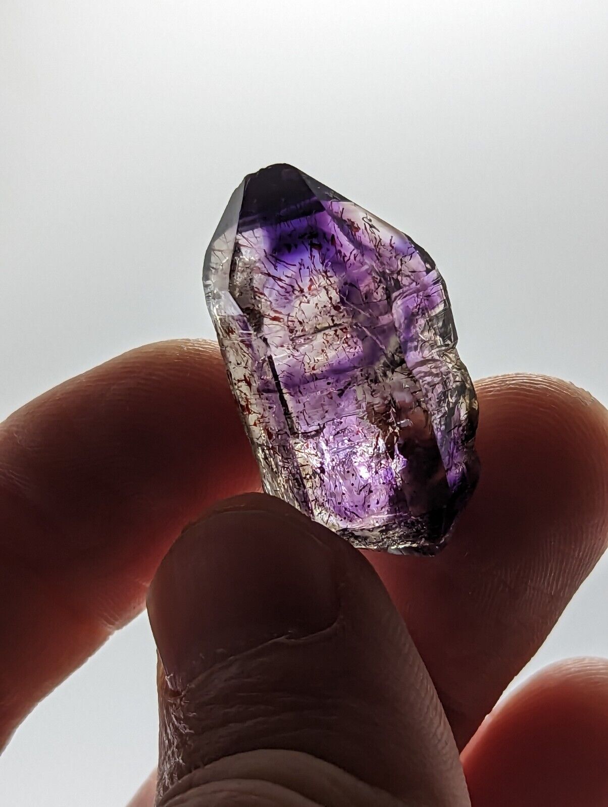 Shangaan Smoky Amethyst Quartz Crystal Chimbuku Mine Zimbabwe Fantastic DT - Collectibles:Rocks Fossils &