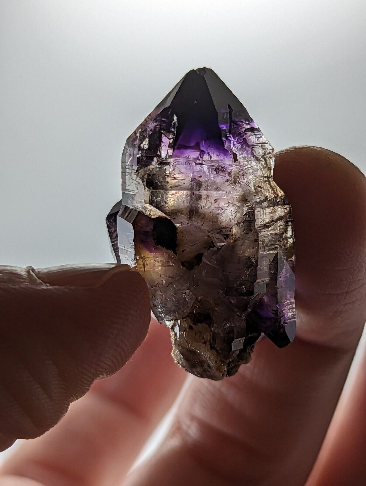 Shangaan Smoky Amethyst Quartz Crystal from Chimbuku Mine Zimbabwe Fantastic - Collectibles:Rocks Fossils &