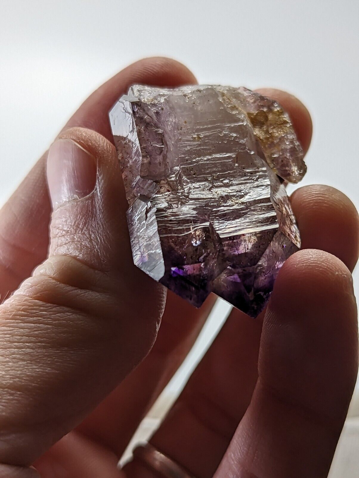Shangaan Smoky Amethyst Quartz Crystal from Chimbuku Mine Zimbabwe - Collectibles:Rocks Fossils & Minerals:Crystals