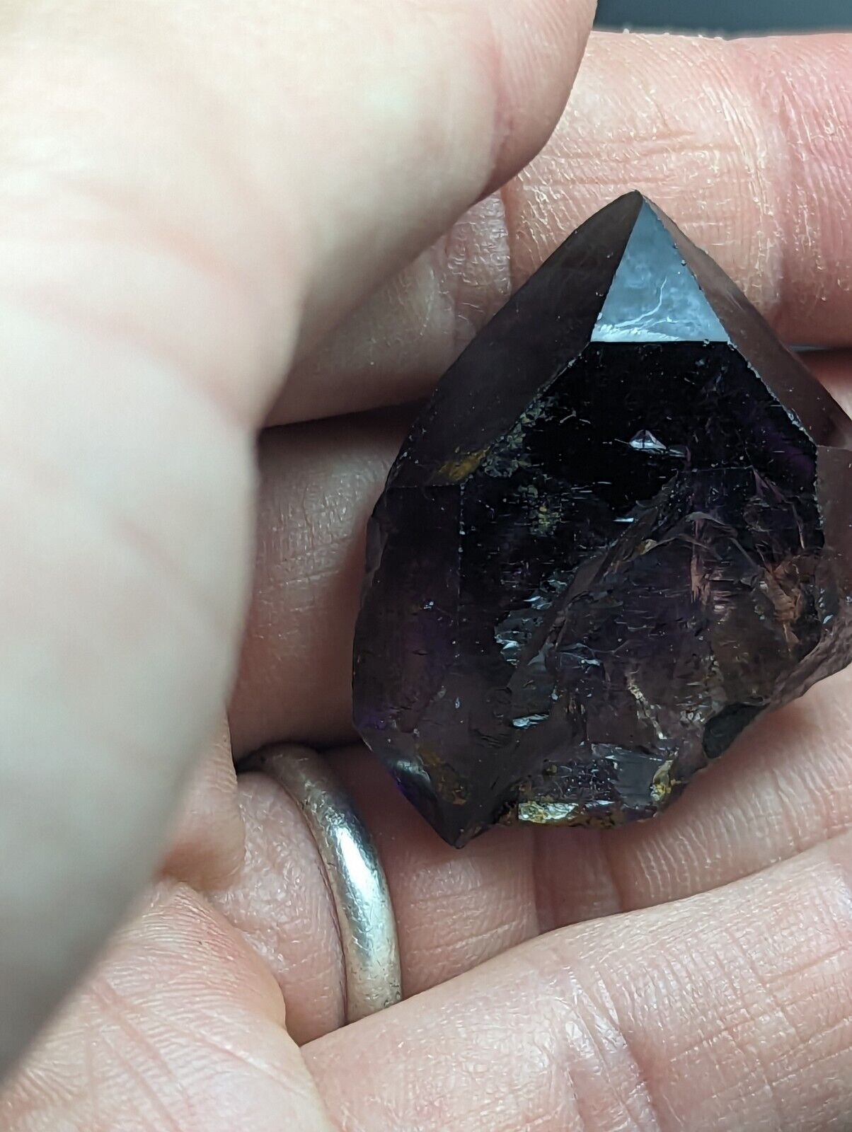 Shangaan Smoky Amethyst Scepter Quartz Chimbuku Mine Zimbabwe - Collectibles:Rocks Fossils & Minerals:Crystals Mineral