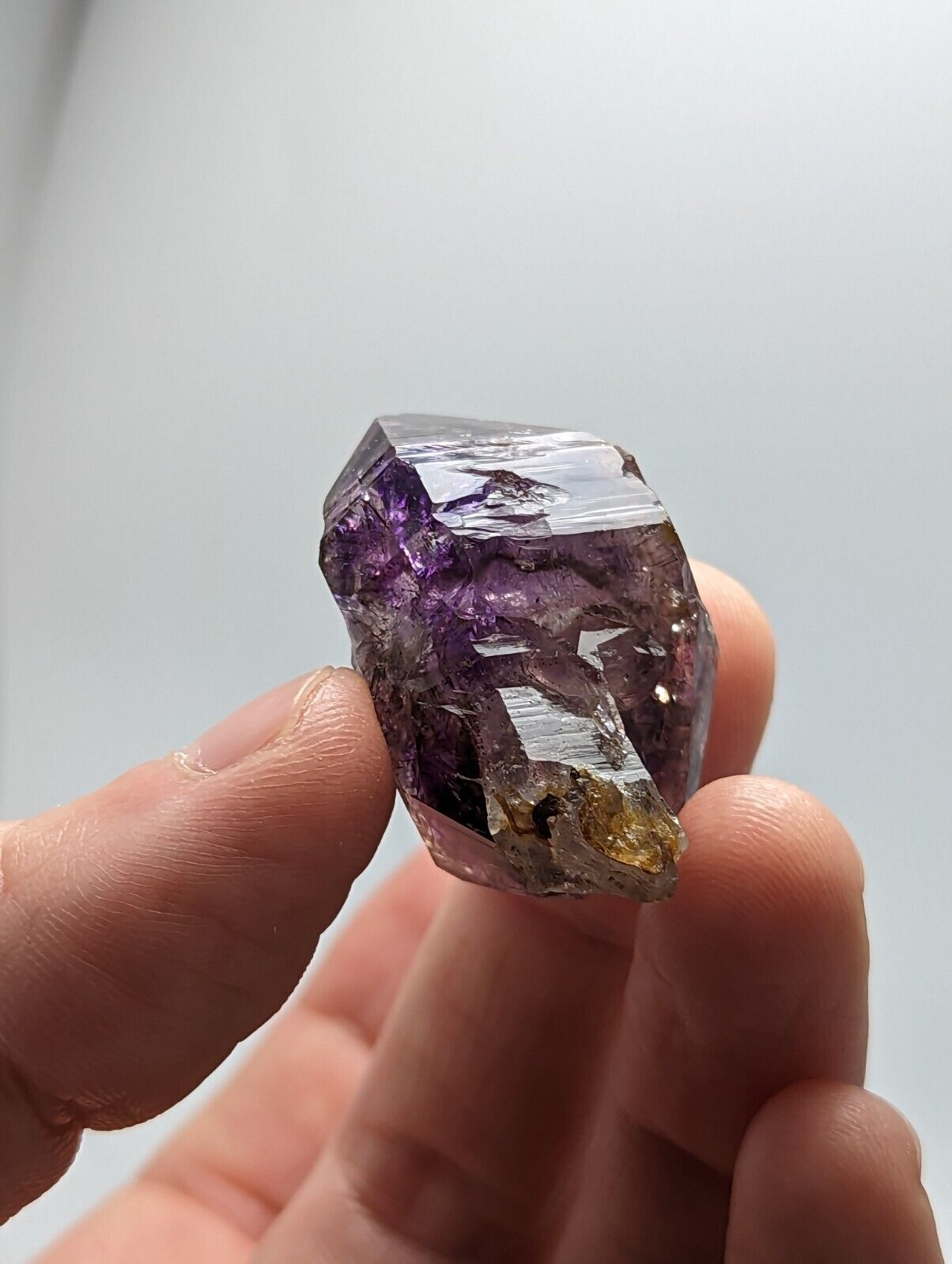 Shangaan Smoky Amethyst Scepter Quartz Chimbuku Mine Zimbabwe - Collectibles:Rocks Fossils & Minerals:Crystals Mineral