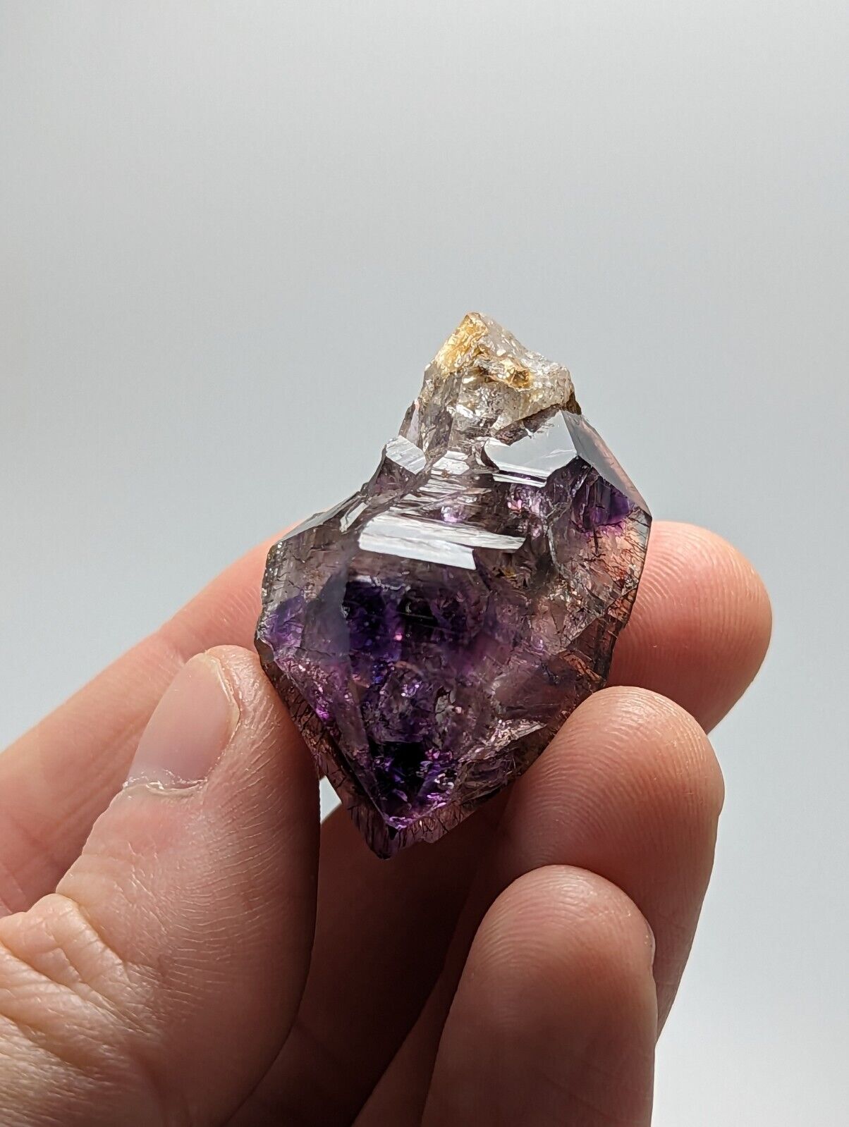Shangaan Smoky Amethyst Scepter Quartz Chimbuku Mine Zimbabwe - Collectibles:Rocks Fossils & Minerals:Crystals Mineral