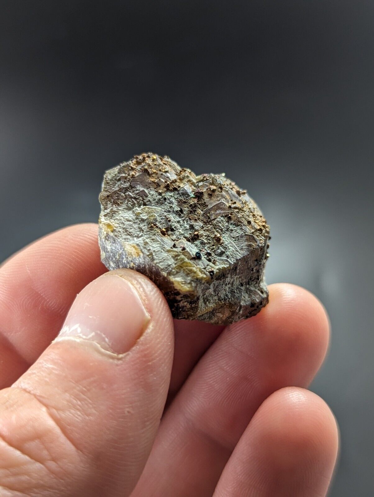 Sphalerite w/ Chalcopyrite Lucky Dog Mine Searcy County Arkansas Old Stock - Collectibles:Rocks Fossils &