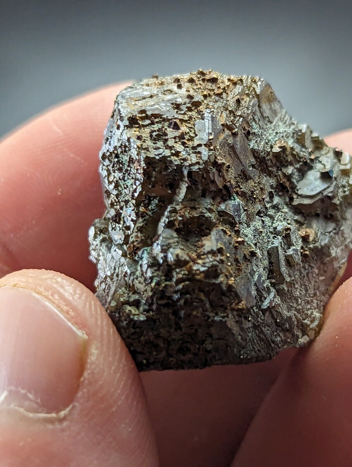 Sphalerite w/ Chalcopyrite Lucky Dog Mine Searcy County Arkansas Old Stock - Collectibles:Rocks Fossils &