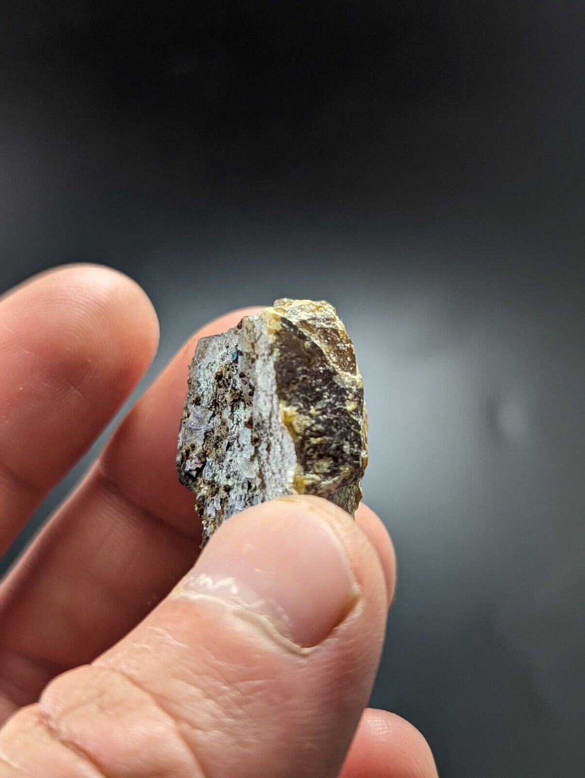 Sphalerite w/ Chalcopyrite Lucky Dog Mine Searcy County Arkansas Old Stock - Collectibles:Rocks Fossils &