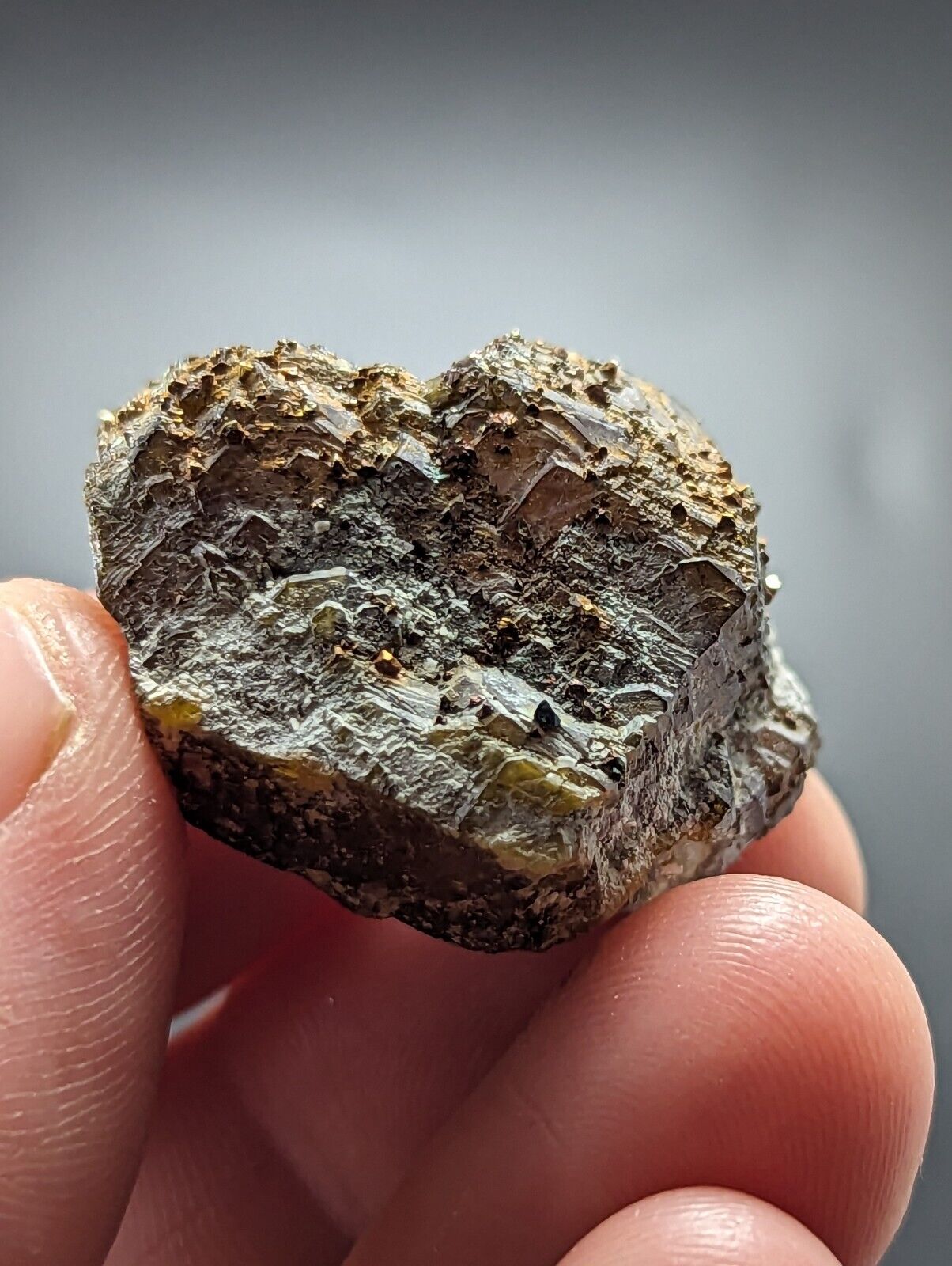 Sphalerite w/ Chalcopyrite Lucky Dog Mine Searcy County Arkansas Old Stock - Collectibles:Rocks Fossils &
