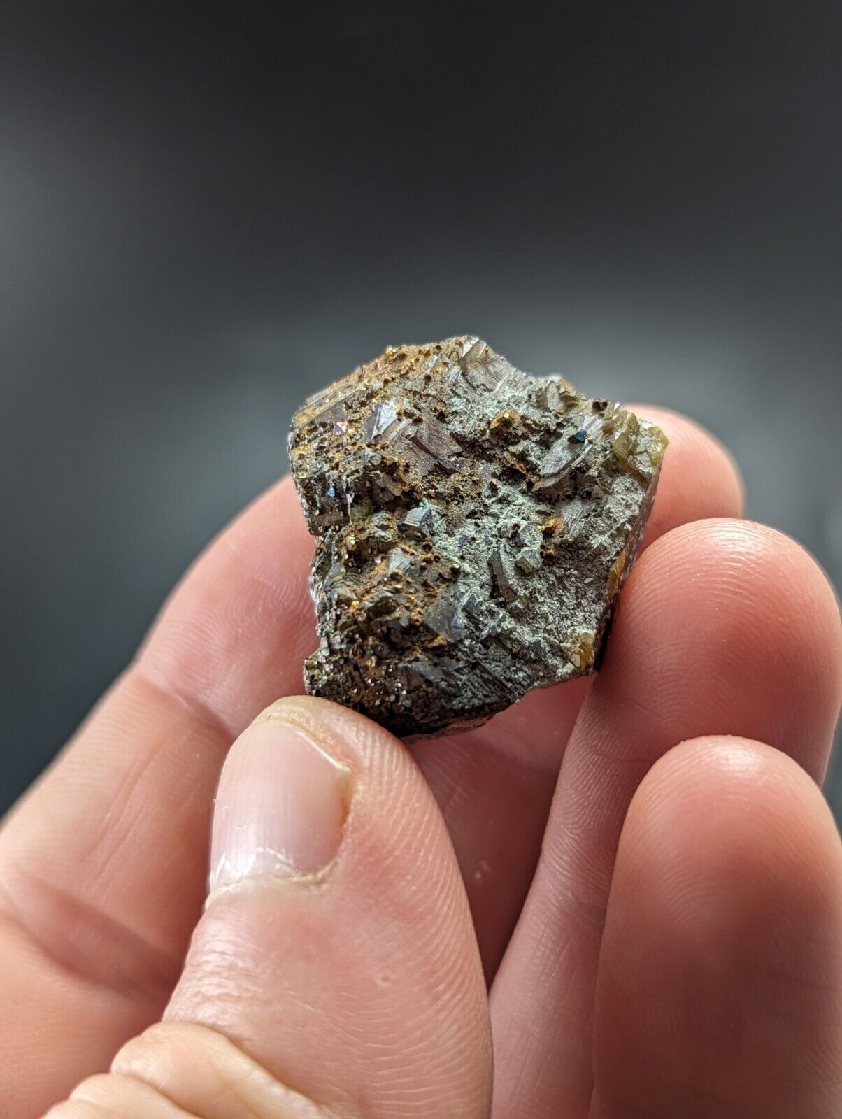 Sphalerite w/ Chalcopyrite Lucky Dog Mine Searcy County Arkansas Old Stock - Collectibles:Rocks Fossils &