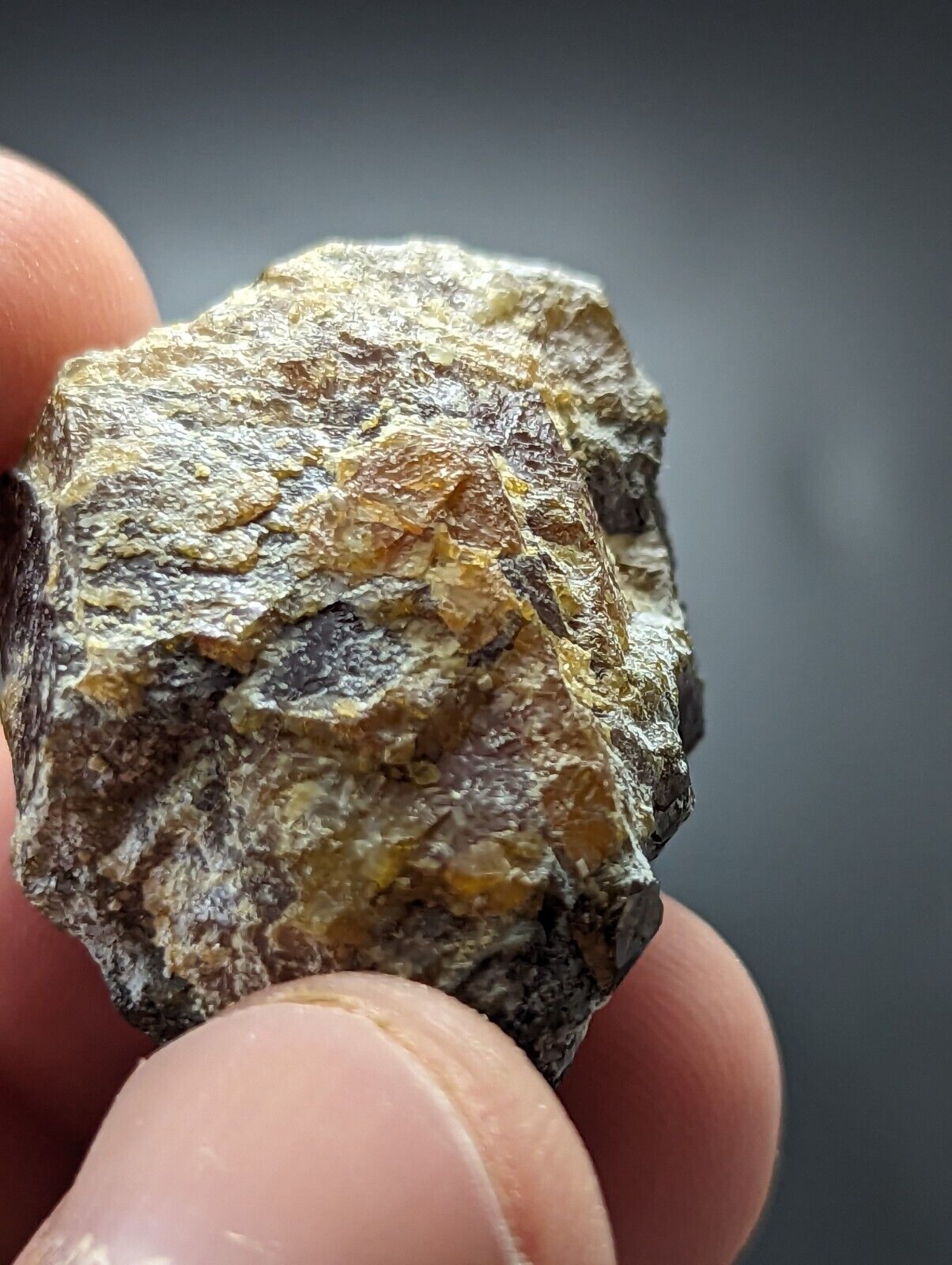 Sphalerite w/ Chalcopyrite Lucky Dog Mine Searcy County Arkansas Old Stock - Collectibles:Rocks Fossils &