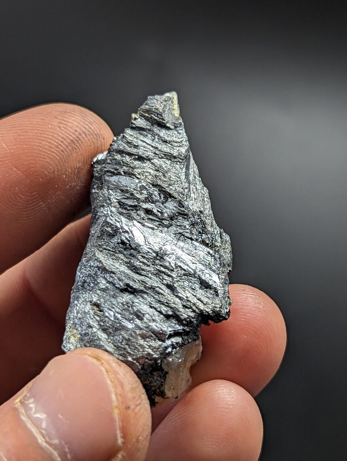 Stibnite Antimony Bluff Mine Sevier County Arkansas Very Rare and Unique - Collectibles:Rocks Fossils &