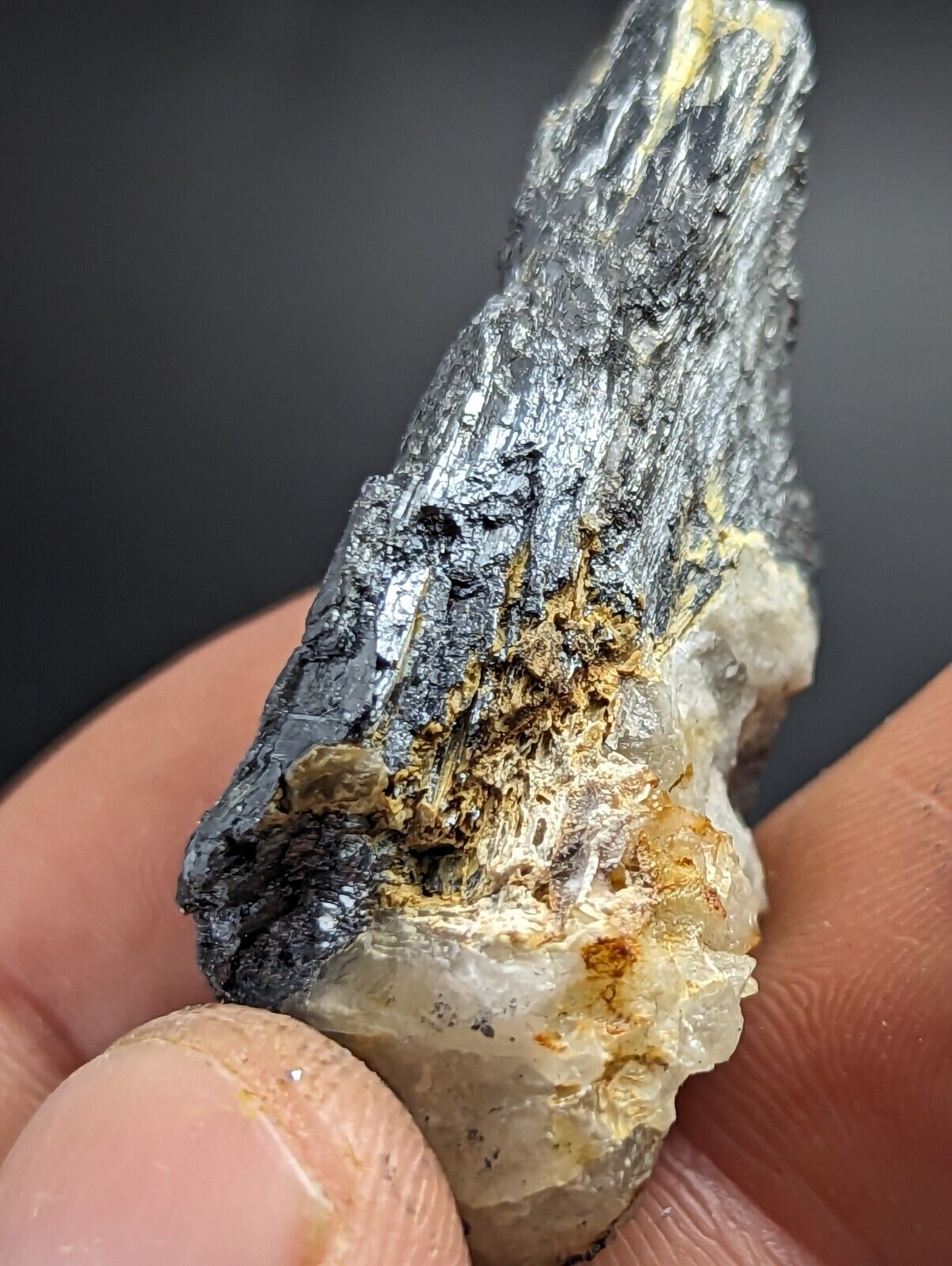 Stibnite Antimony Bluff Mine Sevier County Arkansas Very Rare and Unique - Collectibles:Rocks Fossils &