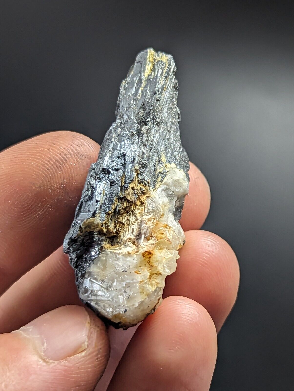 Stibnite Antimony Bluff Mine Sevier County Arkansas Very Rare and Unique - Collectibles:Rocks Fossils &