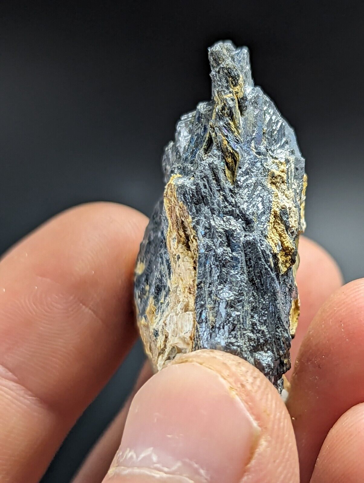 Stibnite Antimony Bluff Mine Sevier County Arkansas Very Rare and Unique - Collectibles:Rocks Fossils &