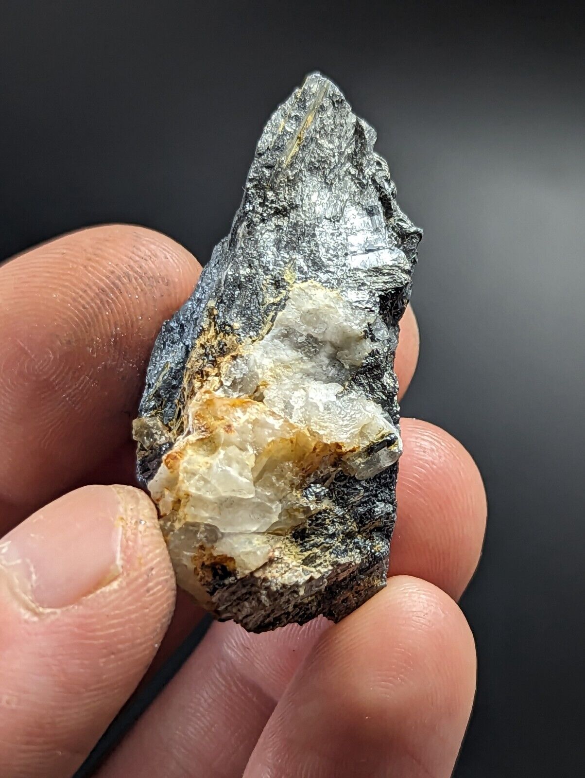 Stibnite Antimony Bluff Mine Sevier County Arkansas Very Rare and Unique - Collectibles:Rocks Fossils &