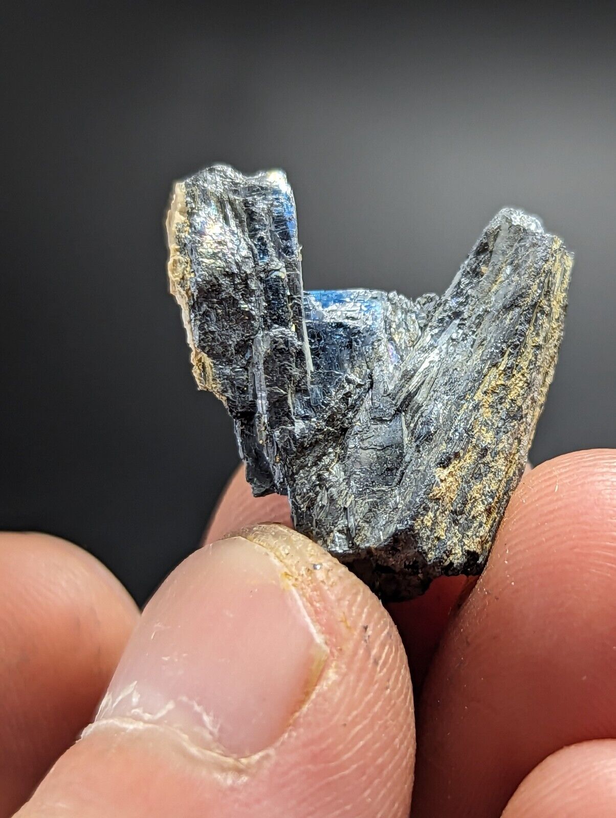 Stibnite Antimony Bluff Mine Sevier County Arkansas Very Rare and Unique - Collectibles:Rocks Fossils &