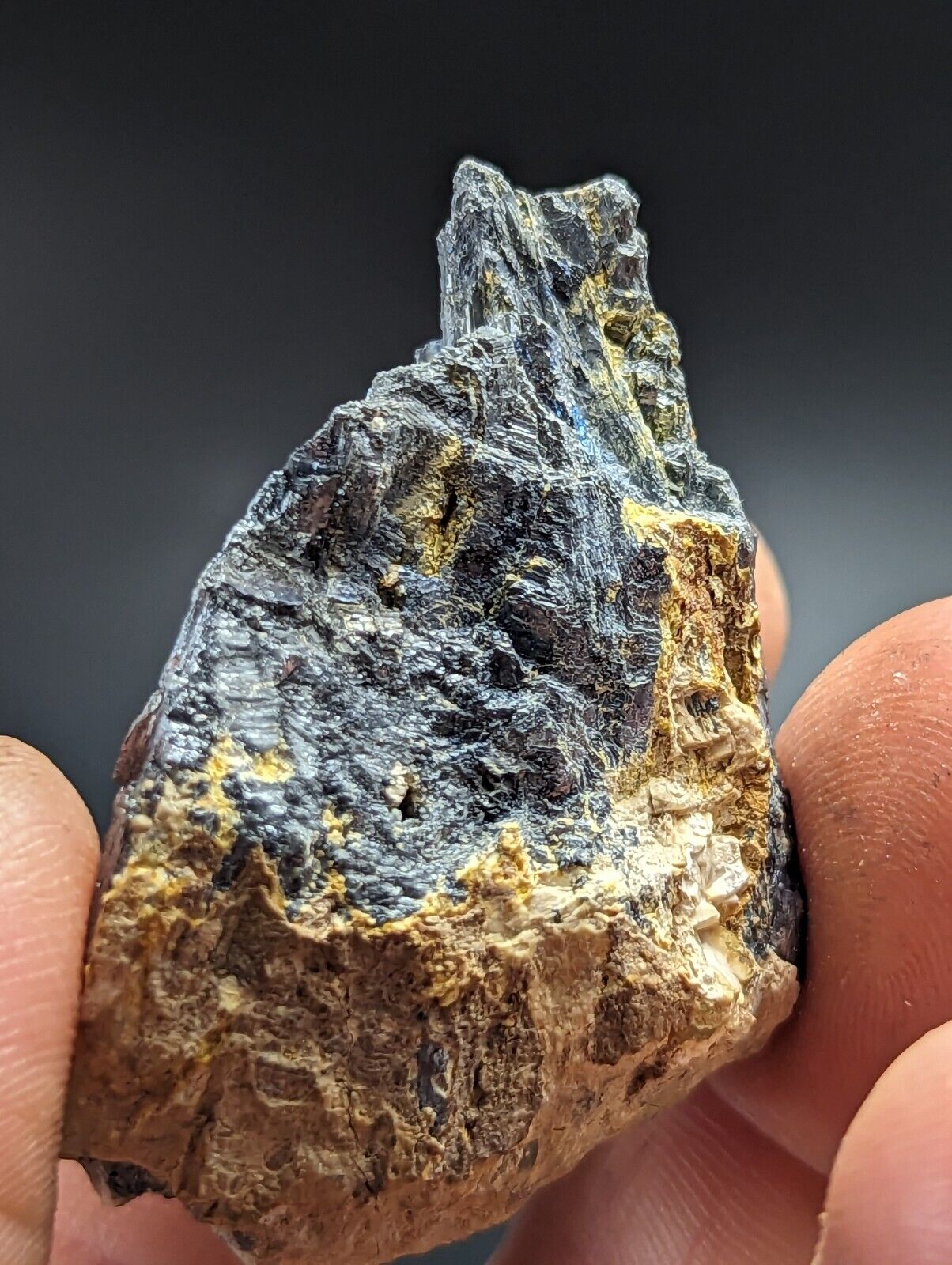 Stibnite Antimony Bluff Mine Sevier County Arkansas Very Rare and Unique - Collectibles:Rocks Fossils &