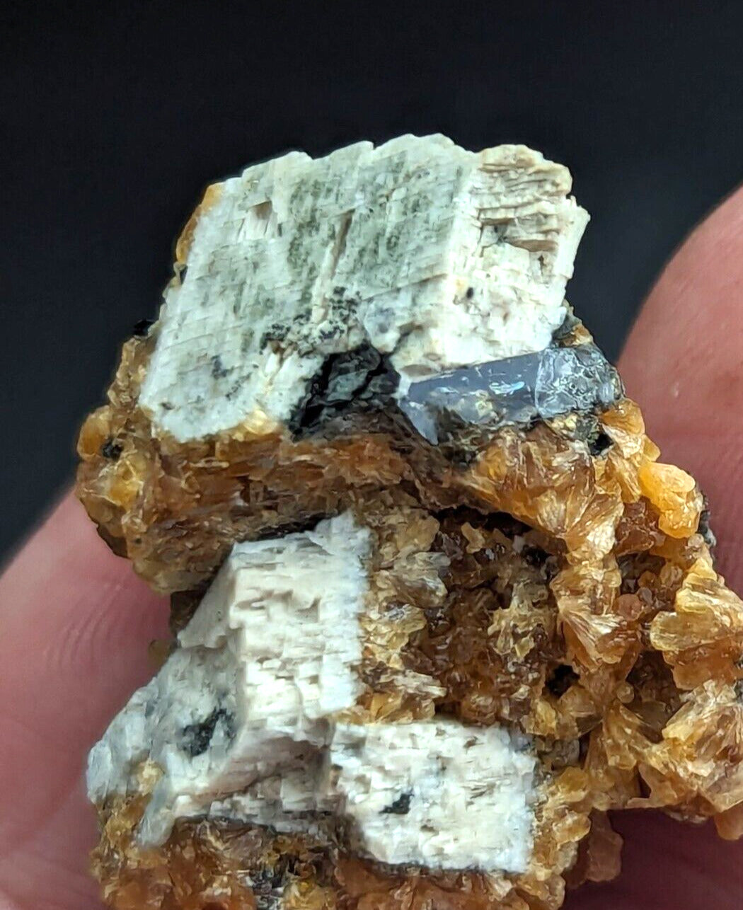 Stilbite Aegerine Albite- 3M Quarry Little Rock Arkansas RARE old stock - Collectibles:Rocks Fossils &