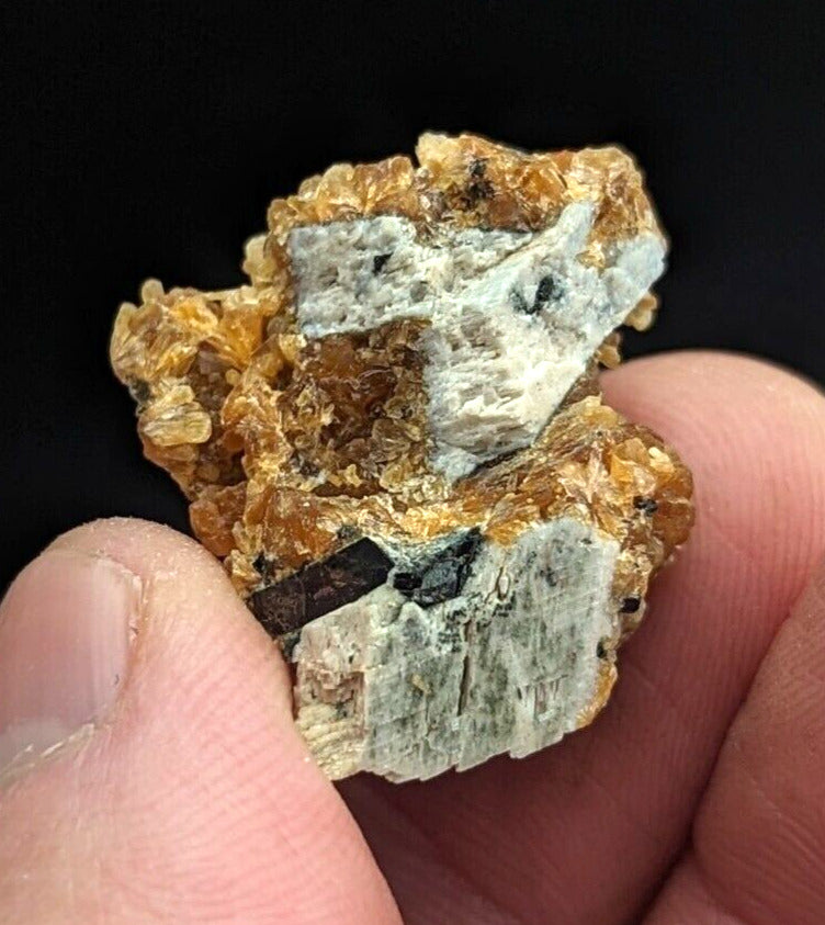 Stilbite Aegerine Albite- 3M Quarry Little Rock Arkansas RARE old stock - Collectibles:Rocks Fossils &