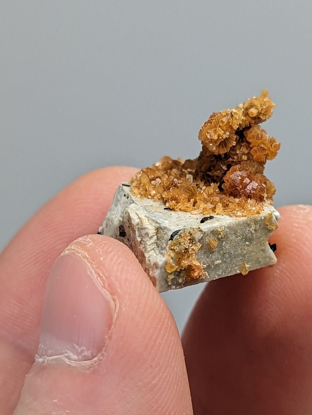 Stilbite Albite Biotite - 3M Quarry Little Rock Arkansas RARE old stock - Collectibles:Rocks Fossils &