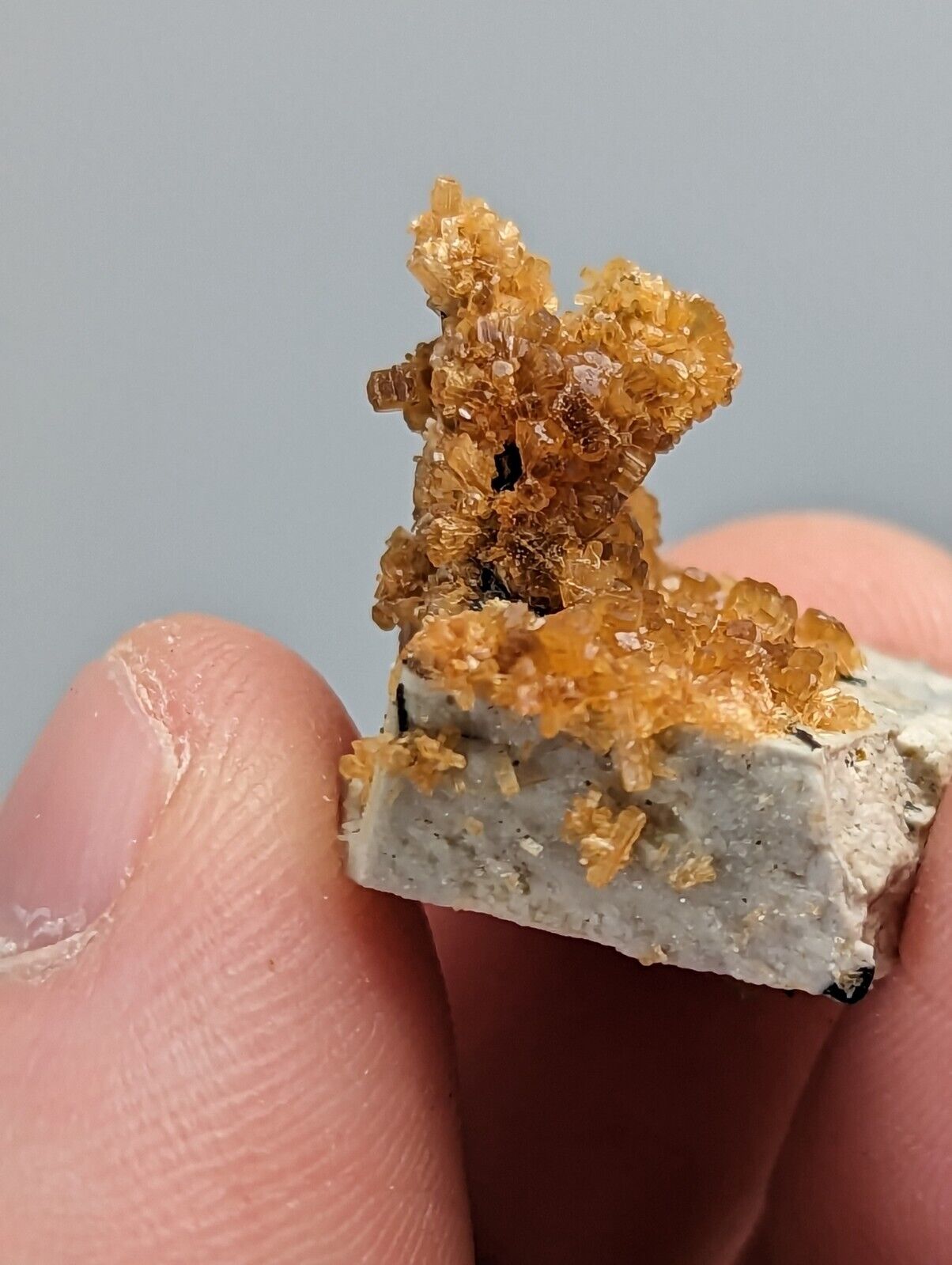 Stilbite Albite Biotite - 3M Quarry Little Rock Arkansas RARE old stock - Collectibles:Rocks Fossils &