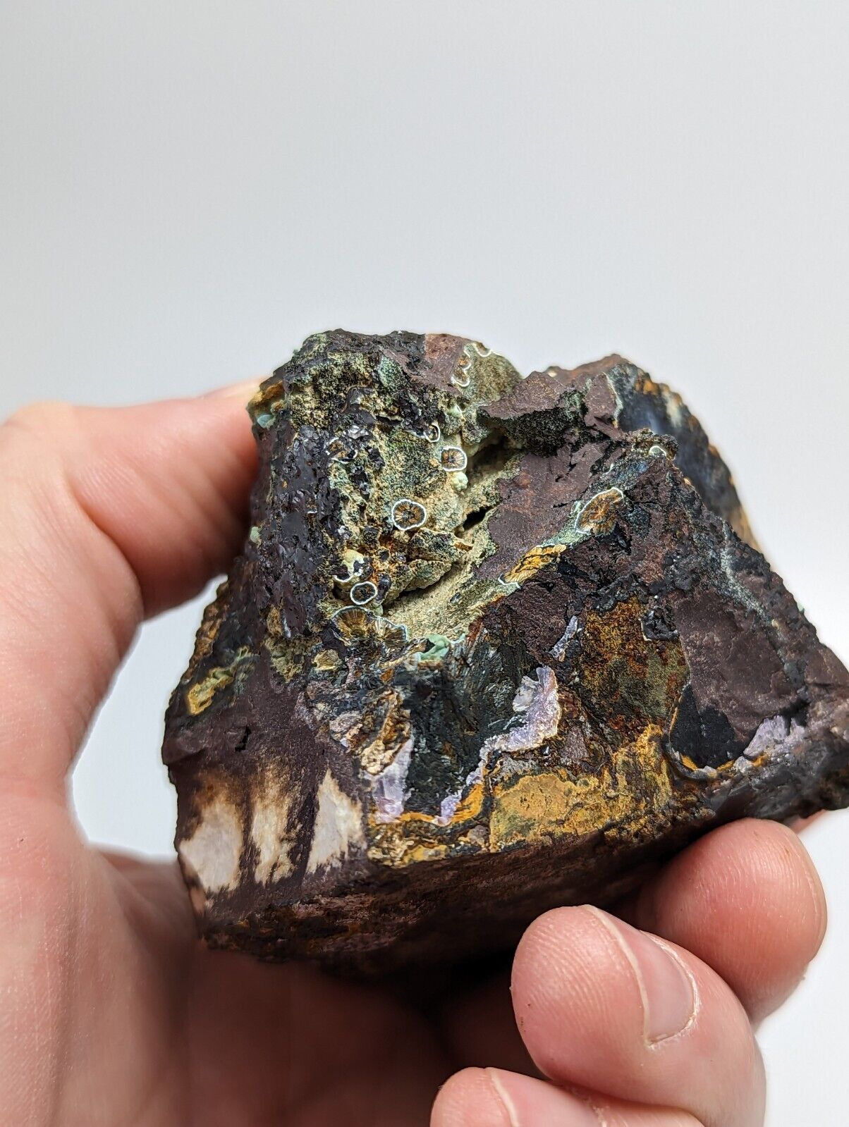 Super Rare Kidwellite Strengite Cacoxenite Combo -York Mine Polk Co Arkansas - Collectibles:Rocks Fossils &