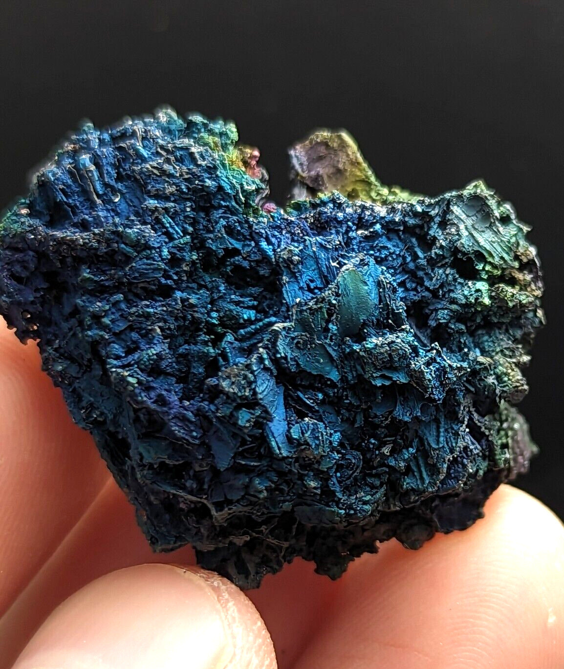 Turgite Iridescent Hematite + Graves Mountain Georgia USA Old Collection - Collectibles:Rocks Fossils &