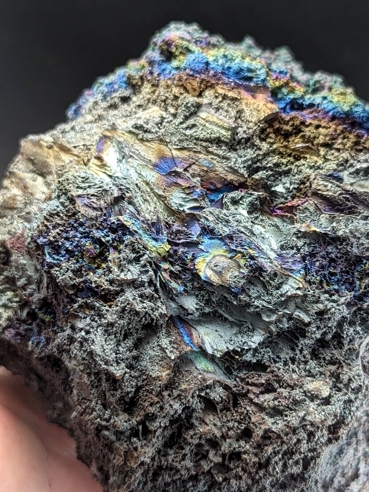 Turgite Iridescent Hematite on Quartz Graves Mountain Georgia Old Collection - Collectibles:Rocks Fossils &