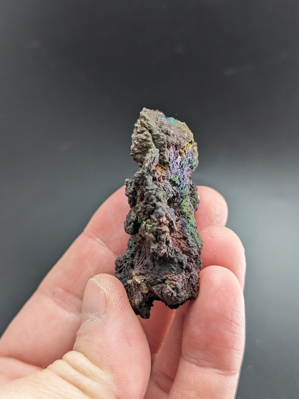 Turgite Iridescent Hematite on Quartz Graves Mountain Georgia Old Collection - Collectibles:Rocks Fossils &